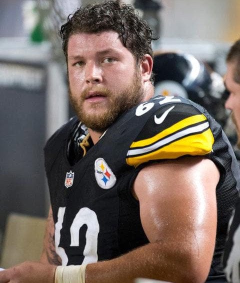 John Malecki in Pittsburgh Steelers jersey